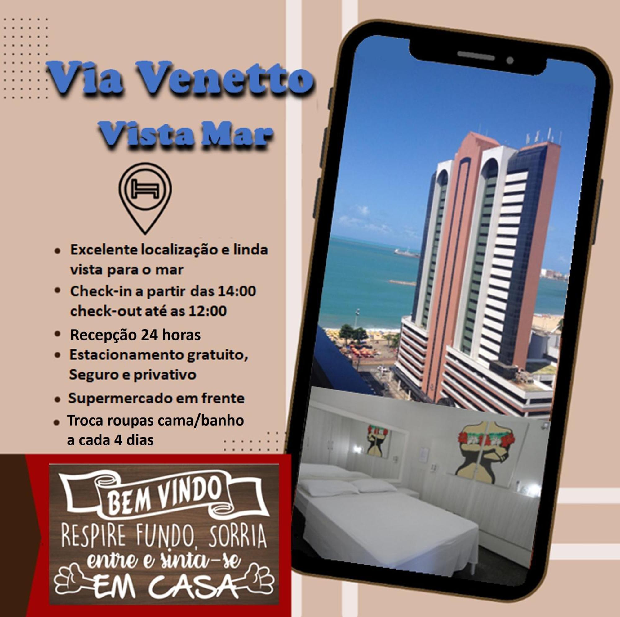 Via Venetto - Vista Mar Aparthotel Fortaleza  Exterior photo